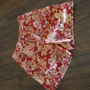 Liz Claiborne Floral Red Women's Shorts
